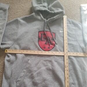 Nike Gray Hoodie Pullover Logo‎ Athletic Comfort Size L